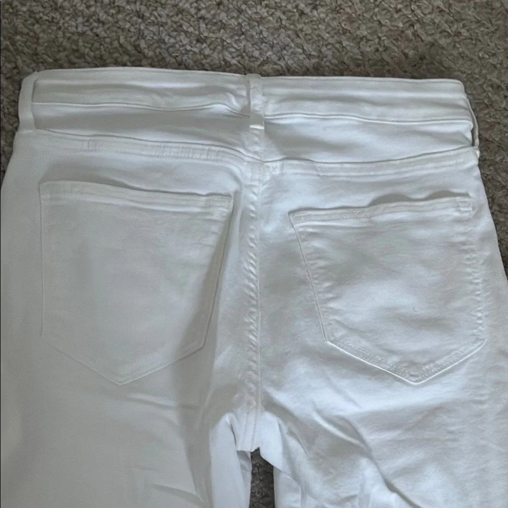 Women's White Jeans - Picture 4 of 4